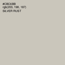 #CBC6BB - Silver Rust Color Image